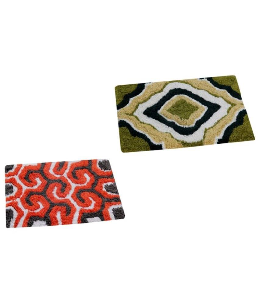     			Aazeem Multi Set of 2 Anti-skid Door Mat
