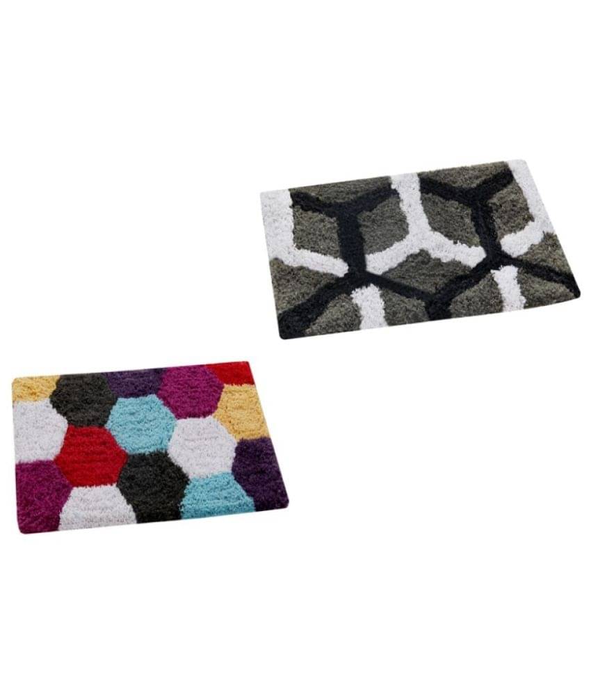     			Aazeem Multi Set of 2 Anti-skid Door Mat