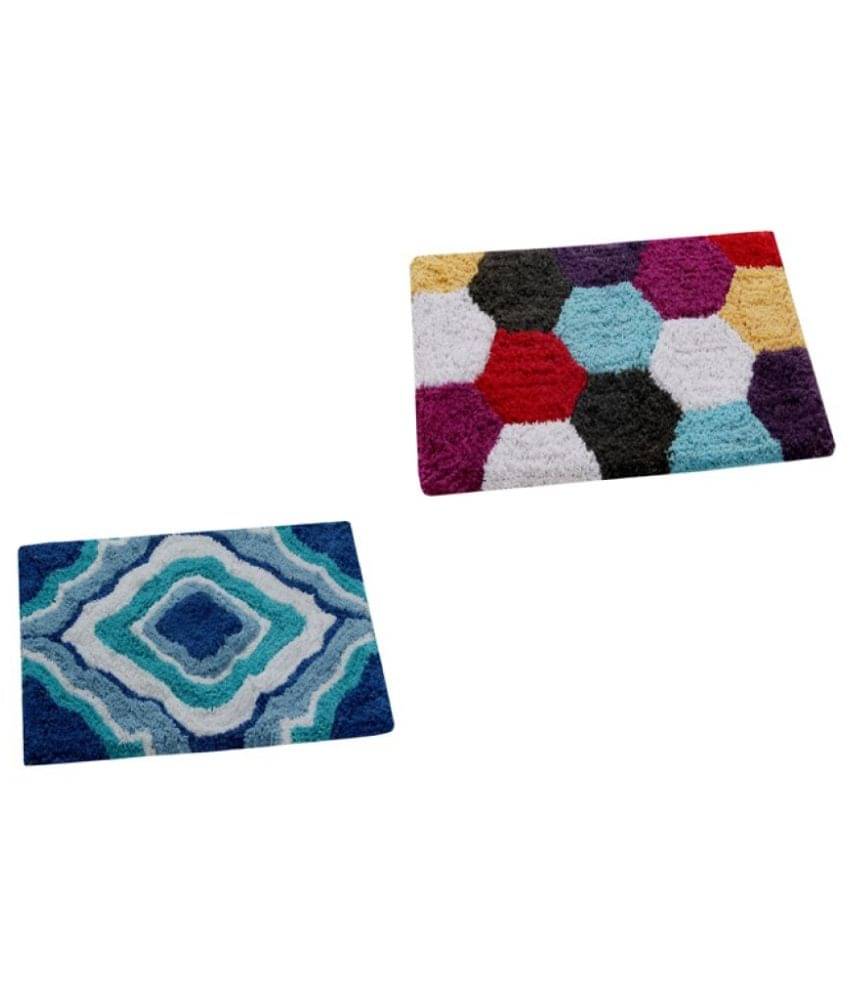     			Aazeem Multi Set of 2 Anti-skid Door Mat