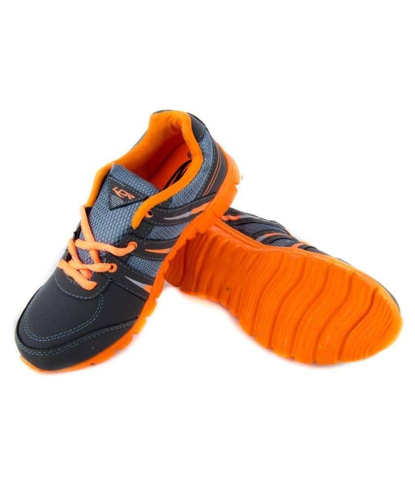 Lancer Kids Grey Sports Running Shoes Indus