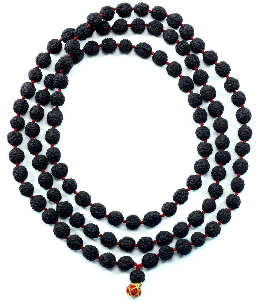     			Moksha Black Rudraksha Mala