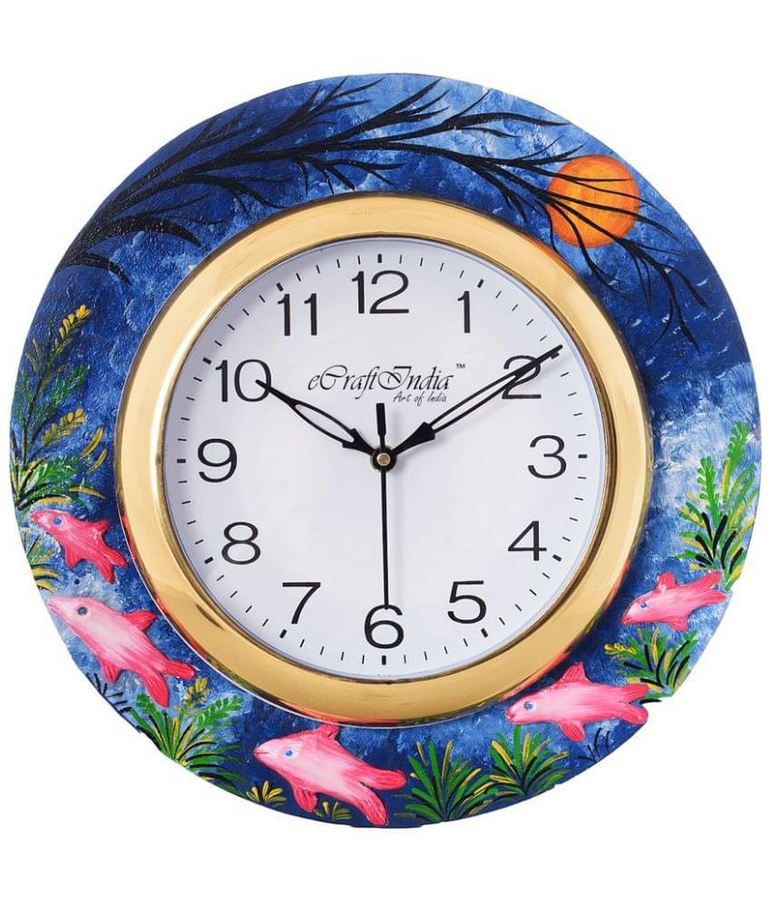     			eCraftIndia Circular Analog Wall Clock -