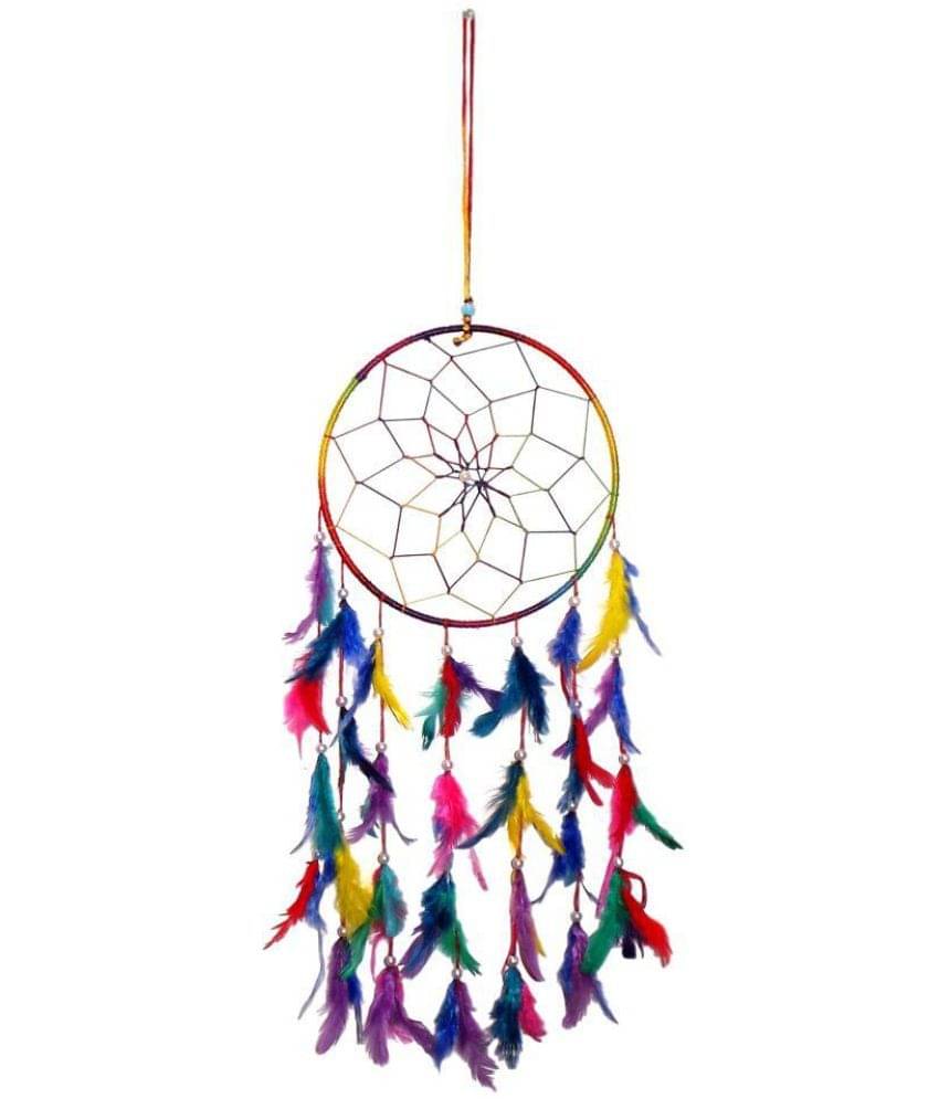    			Fashblush Wool Multicolour Dream Catcher - Pack of 1 ( X cms )