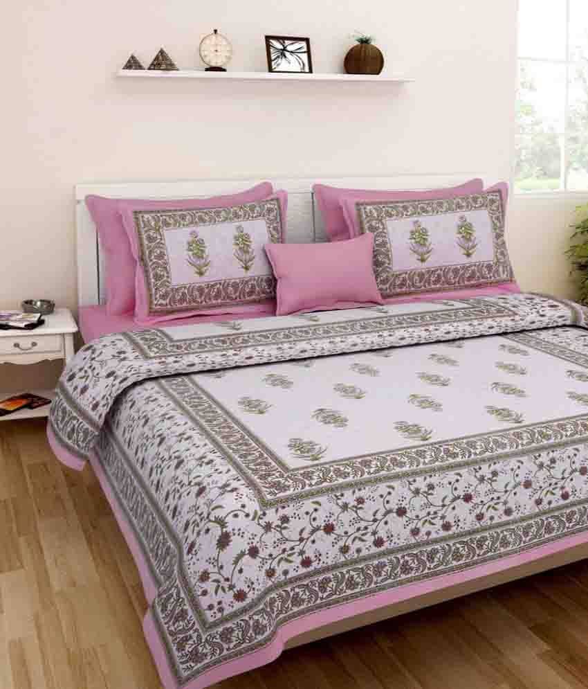 Uniqchoice Cotton Double Bedsheet ( Multi ) Uniqchoice Cotton Double Bedsheet ( Multi )