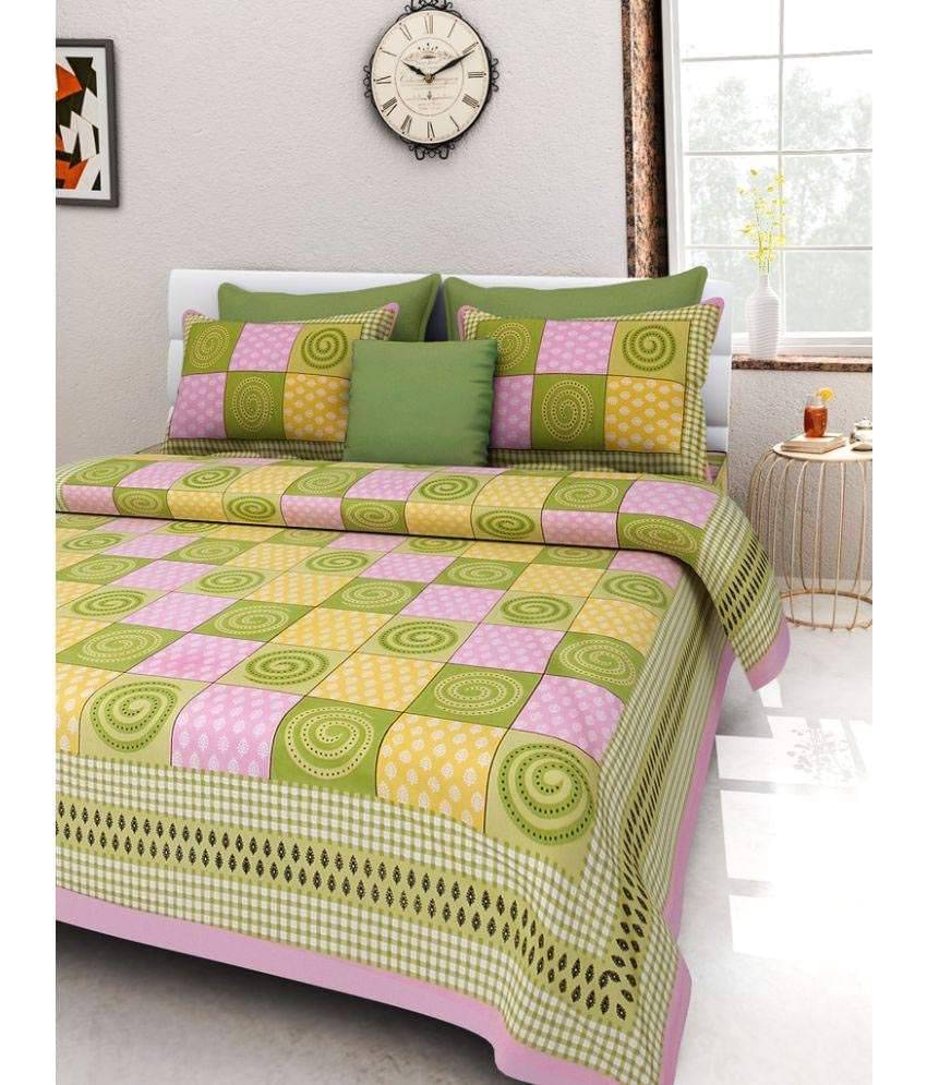 Uniqchoice Cotton Double Bedsheet ( Multi ) Uniqchoice Cotton Double Bedsheet ( Multi )