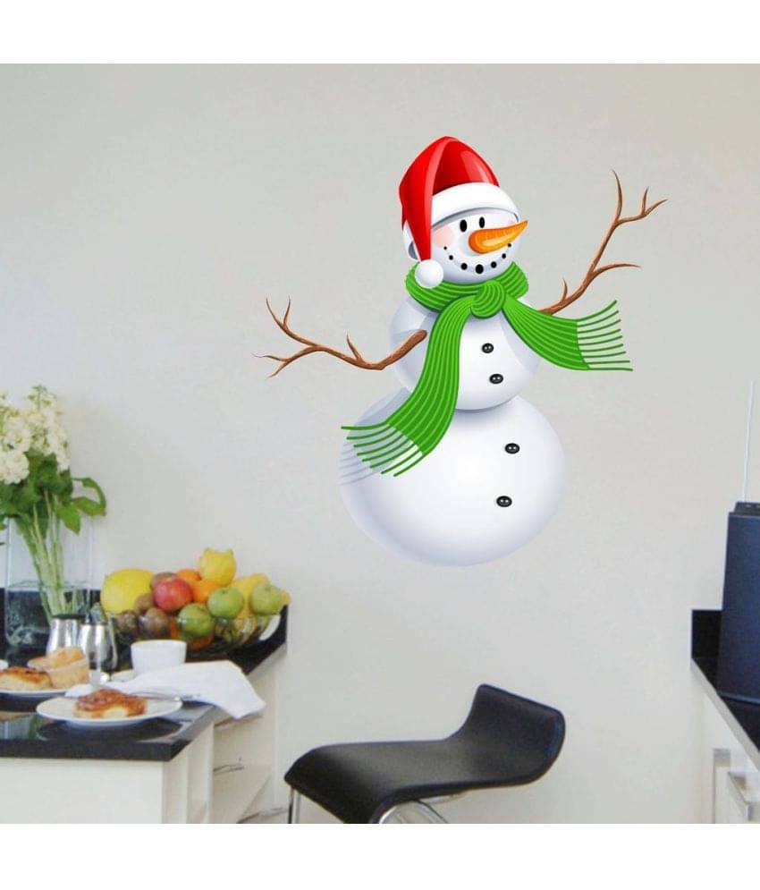     			Decor Villa Snowman Vinyl Wall Stickers