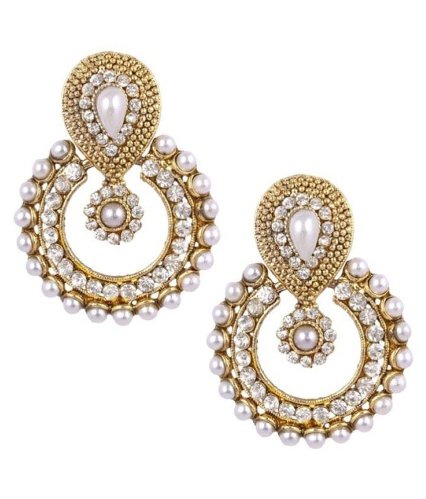     			YouBella Multicolour Drop Earrings