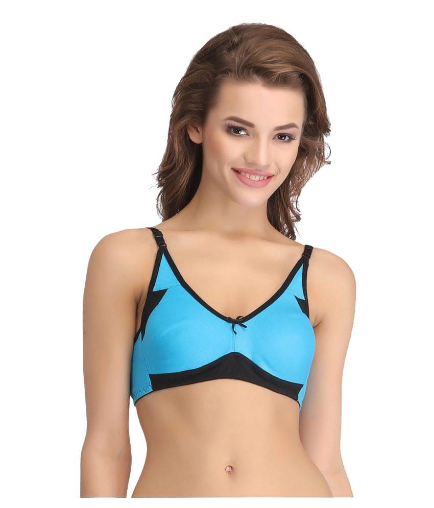     			Clovia Poly Cotton T-Shirt/ Seamless Bra