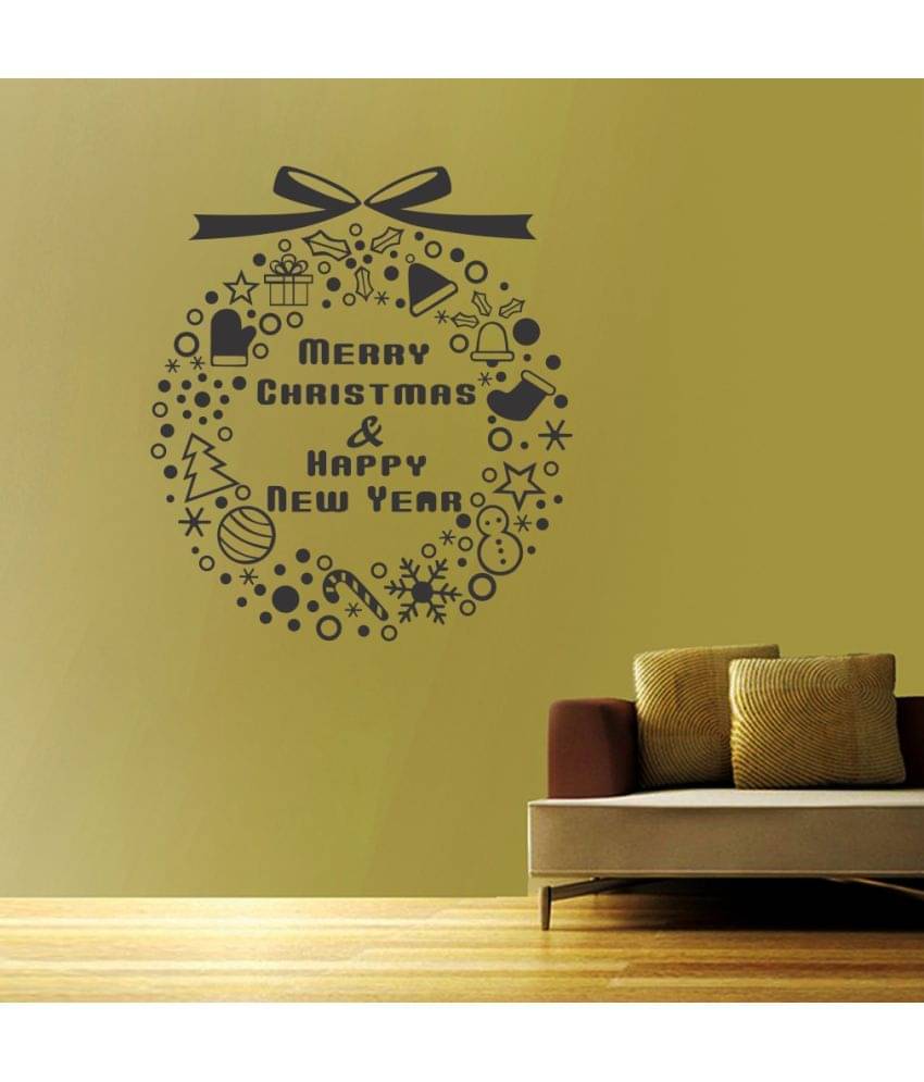     			Decor Villa And Marry Christmas Vinyl Wall Stickers