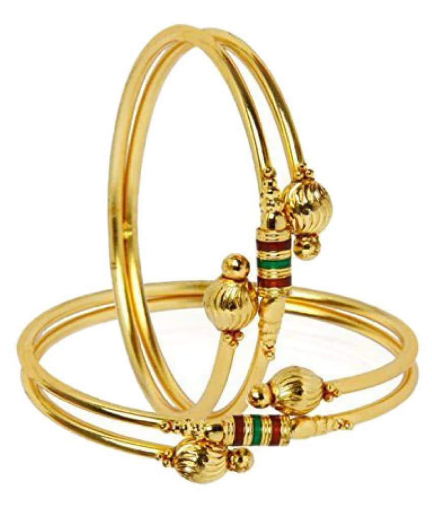 Jewar Mandi- Gold Bangle Set - Bangles & Bracelets | Buy online on ZillyBuy
