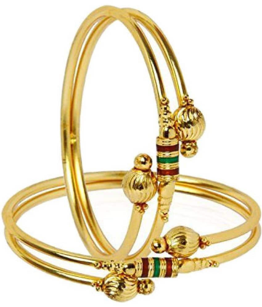 Jewar Mandi- Gold Bangle Set - Bangles & Bracelets | Buy online on ZillyBuy