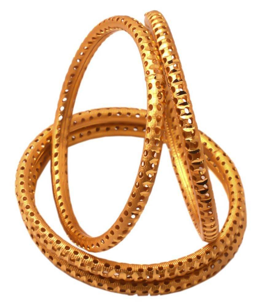 Jewar Mandi Golden Bangle Set Jewar Mandi Golden Bangle Set