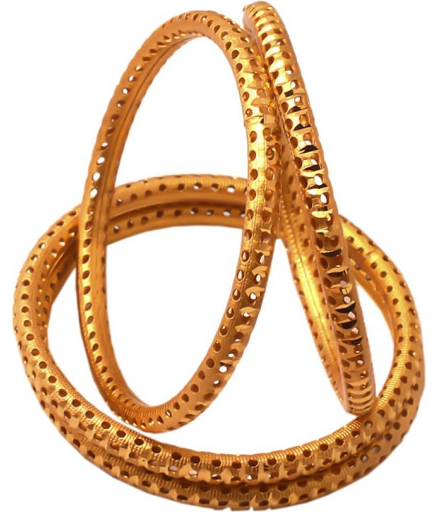Jewar Mandi Golden Bangle Set - Bangles & Bracelets | Buy online on ZillyBuy