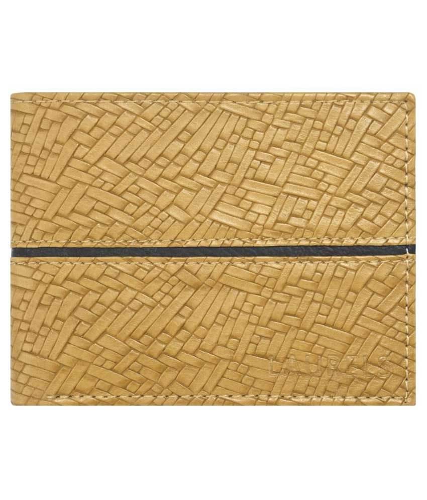     			Laurels Tan Formal Regular Wallet