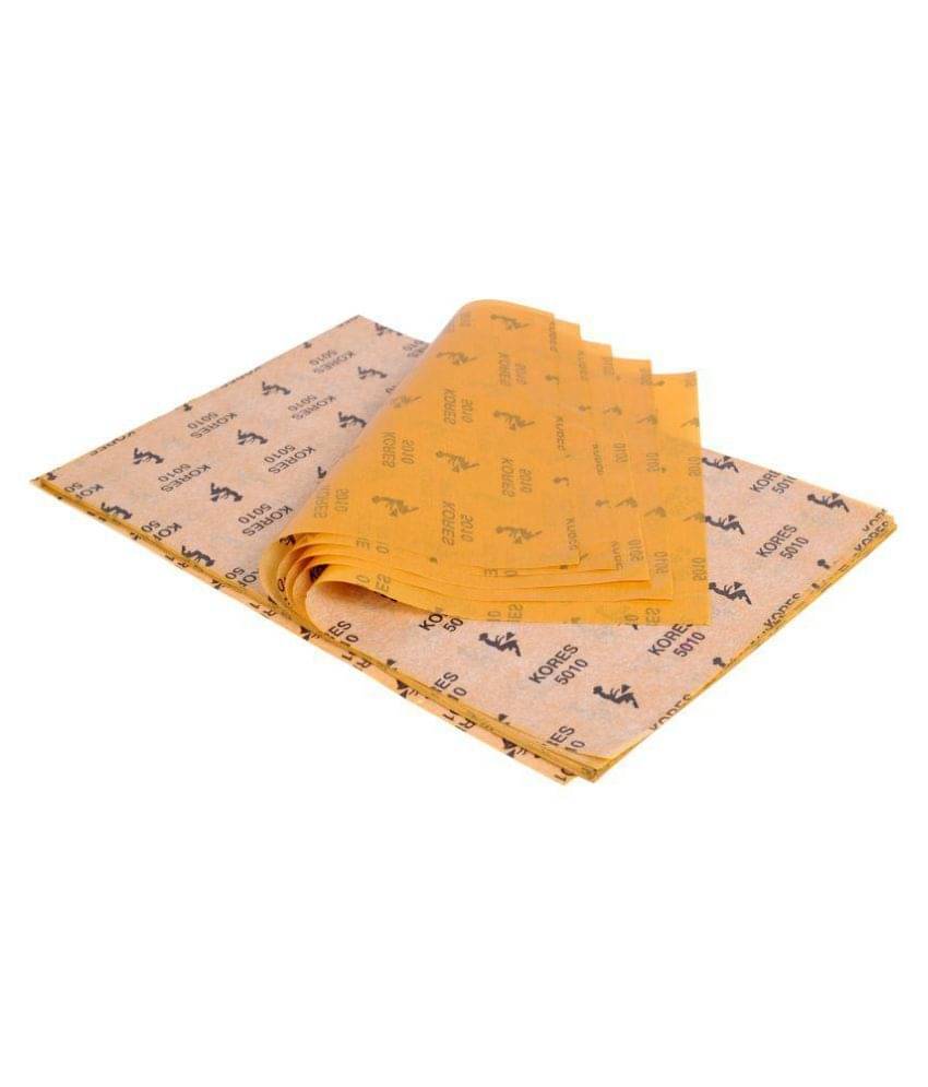     			50 Sheets Kores Transfer Tracing Carbon Copy Paper for Canvas, Paper, Wood, DIY Woodworking, Hand Painting (210 mm x 330 mm) Color –Yellow