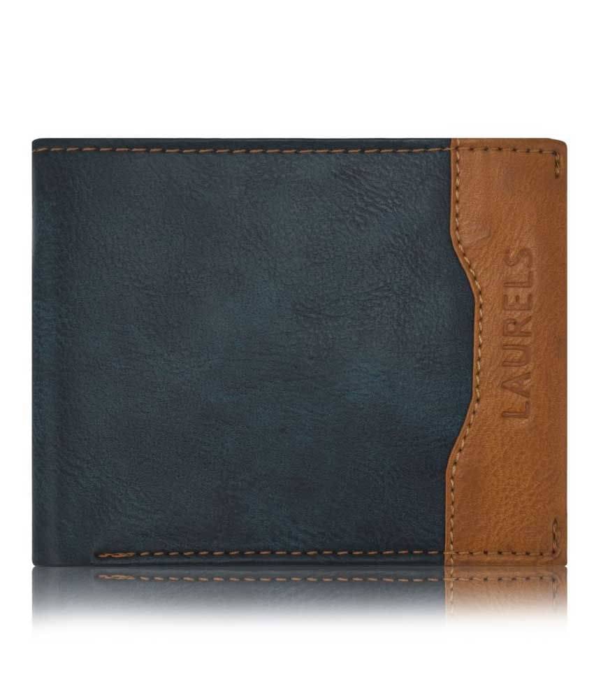     			Laurels Blue Formal Regular Wallet