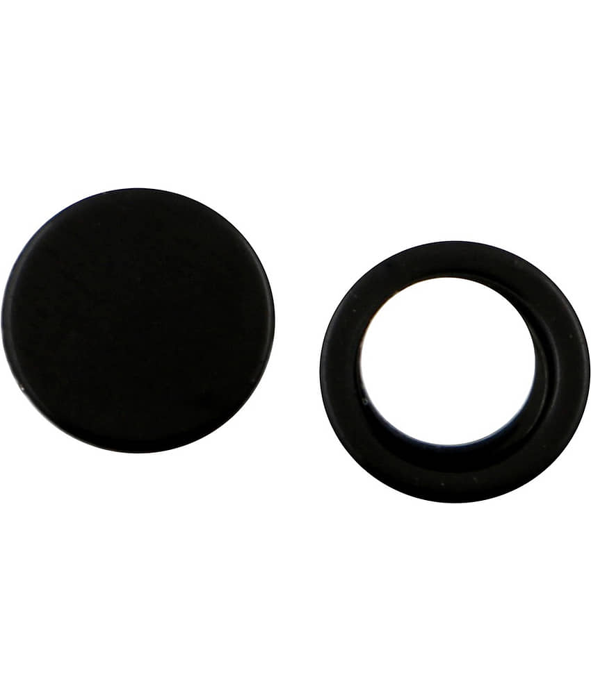 The Jewelbox Balck Stainless Steel Stud Earrings - Earrings | Buy online on ZillyBuy