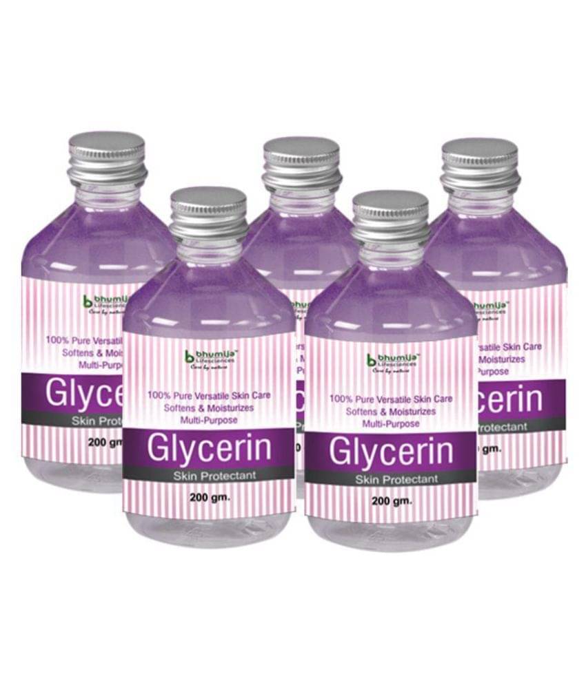 BHUMIJA LIFESCIENCES Glycerin 200gm.Pack of 5) BHUMIJA LIFESCIENCES Glycerin 200gm.Pack of 5)