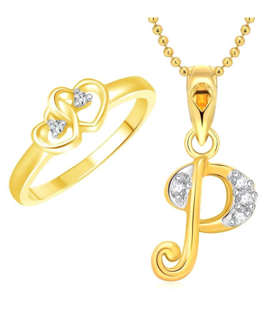 Vighnaharta Gold Plated Ring with Pendant     			Vighnaharta Gold Plated Ring with Pendant