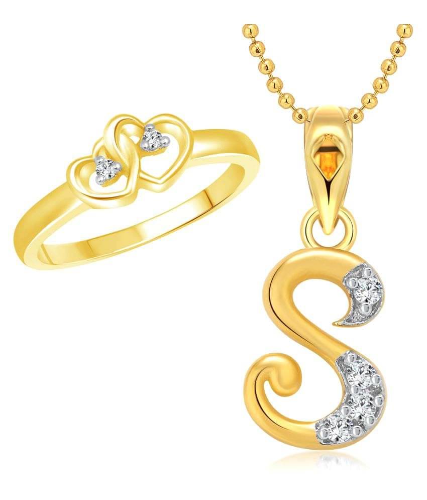 Vighnaharta Gold Plated Ring with Pendant Vighnaharta Gold Plated Ring with Pendant
