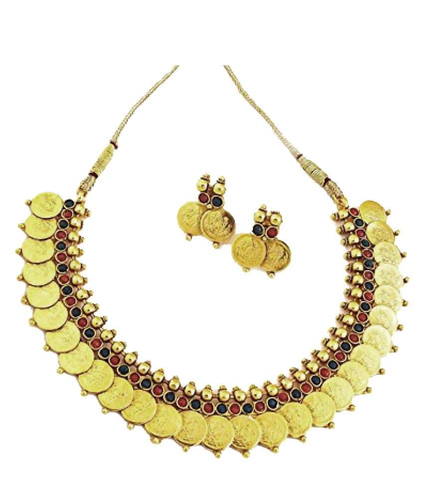 YouBella Gold Plated Necklace Set YouBella Gold Plated Necklace Set