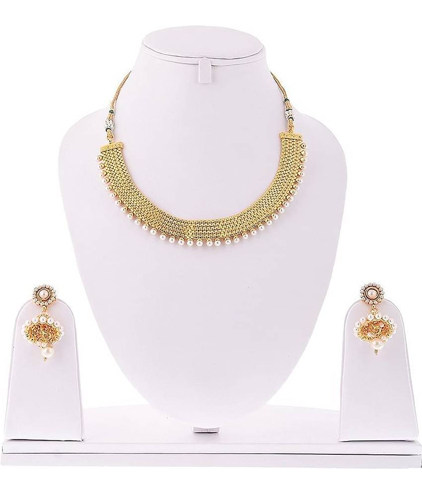 YOUBELLA Multi Color Alloy Necklace Set ( Pack of 1 )