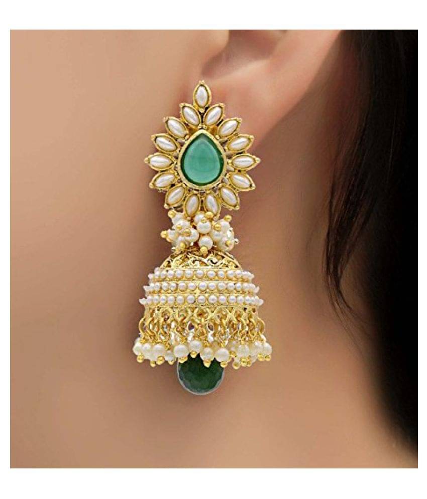     			YOUBELLA Multi Color Jhumki Earrings ( Pack of 1 )