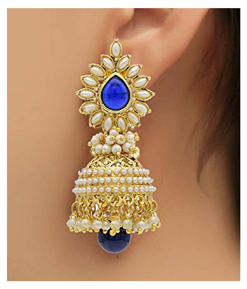 YOUBELLA Multi Color Jhumki Earrings ( Pack of 1 ) - Earrings | Buy online on ZillyBuy