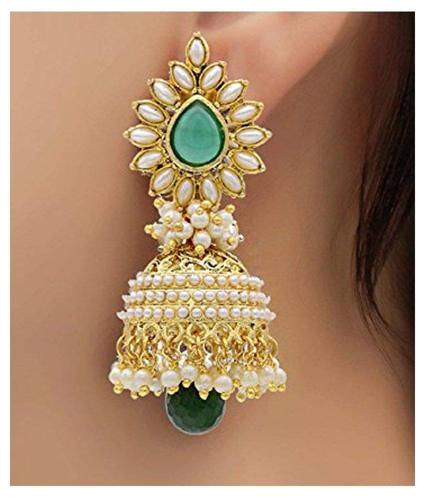     			YOUBELLA Multi Color Jhumki Earrings ( Pack of 1 )
