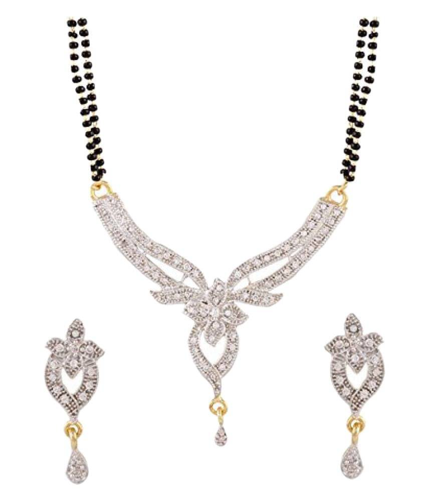 YouBella Multicolour Alloy Mangalsutra Set YouBella Multicolour Alloy Mangalsutra Set