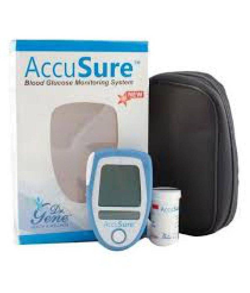 Accusure Glucose Monitor with 25 Strips ( STRIPS Exp : Aug 2022 )     			 Accusure Glucose Monitor with 25 Strips ( STRIPS Exp : Aug 2022 )