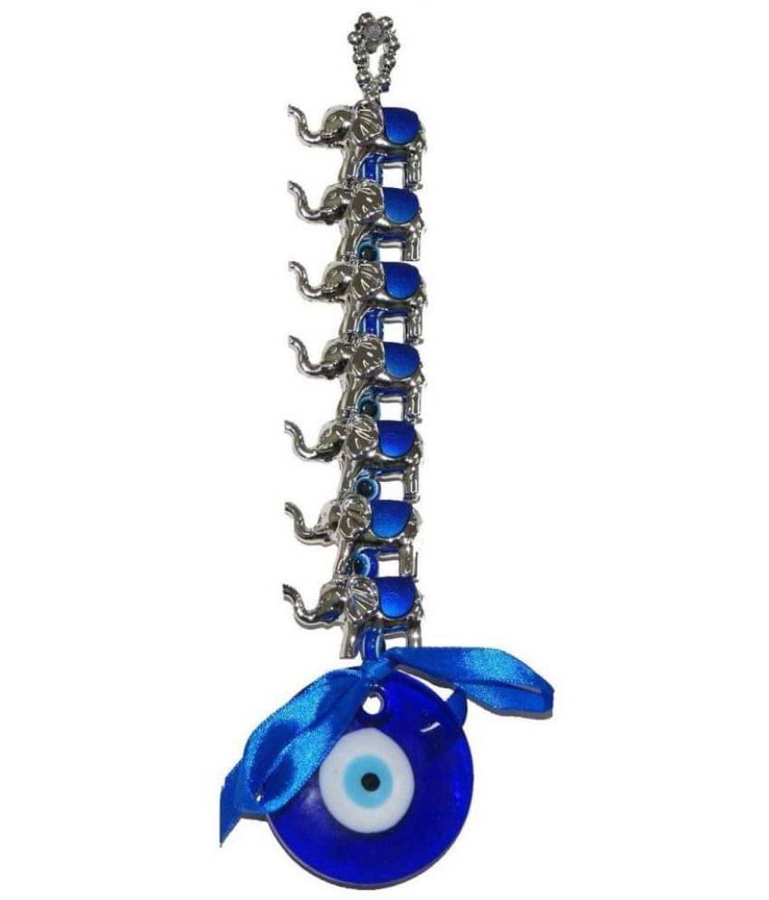     			Happy Starstell Hanging Evil Eye with 7 Elephants for Decoration