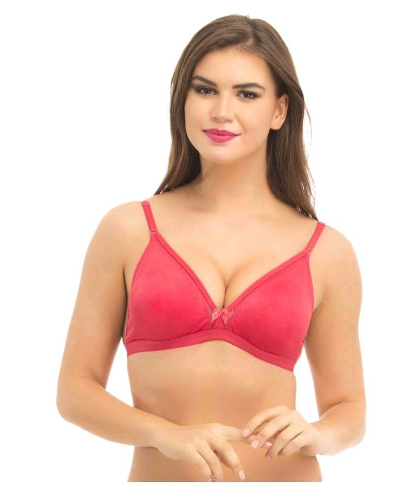     			Clovia Poly Cotton Plunge Bra