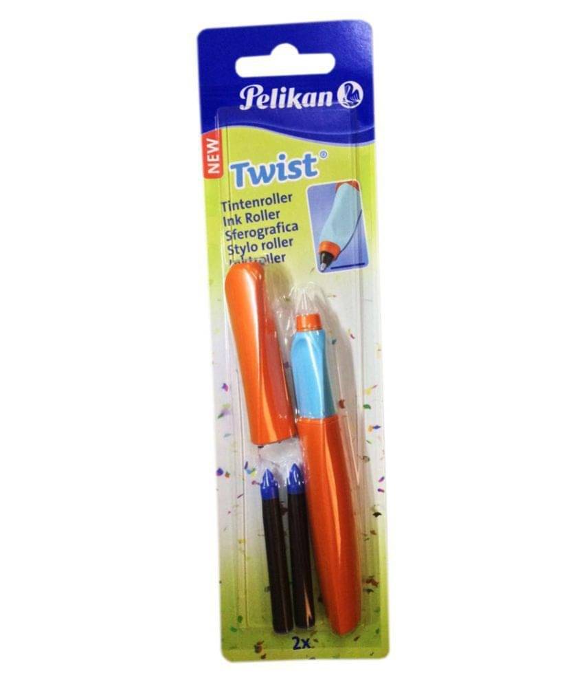     			Pelikan Twist Summer Splash Orange-Blue Roller Ball Pen