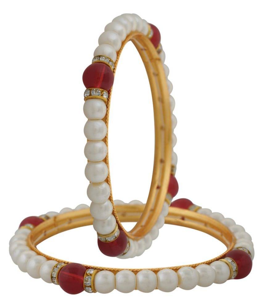 vishakapearlsandjewellers - Multicolor Bangle Set (Pack of 1) vishakapearlsandjewellers - Multicolor Bangle Set (Pack of 1)