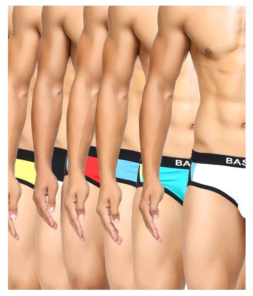 Basiics By La Intimo Multi Brief Pack of 6 Basiics By La Intimo Multi Brief Pack of 6