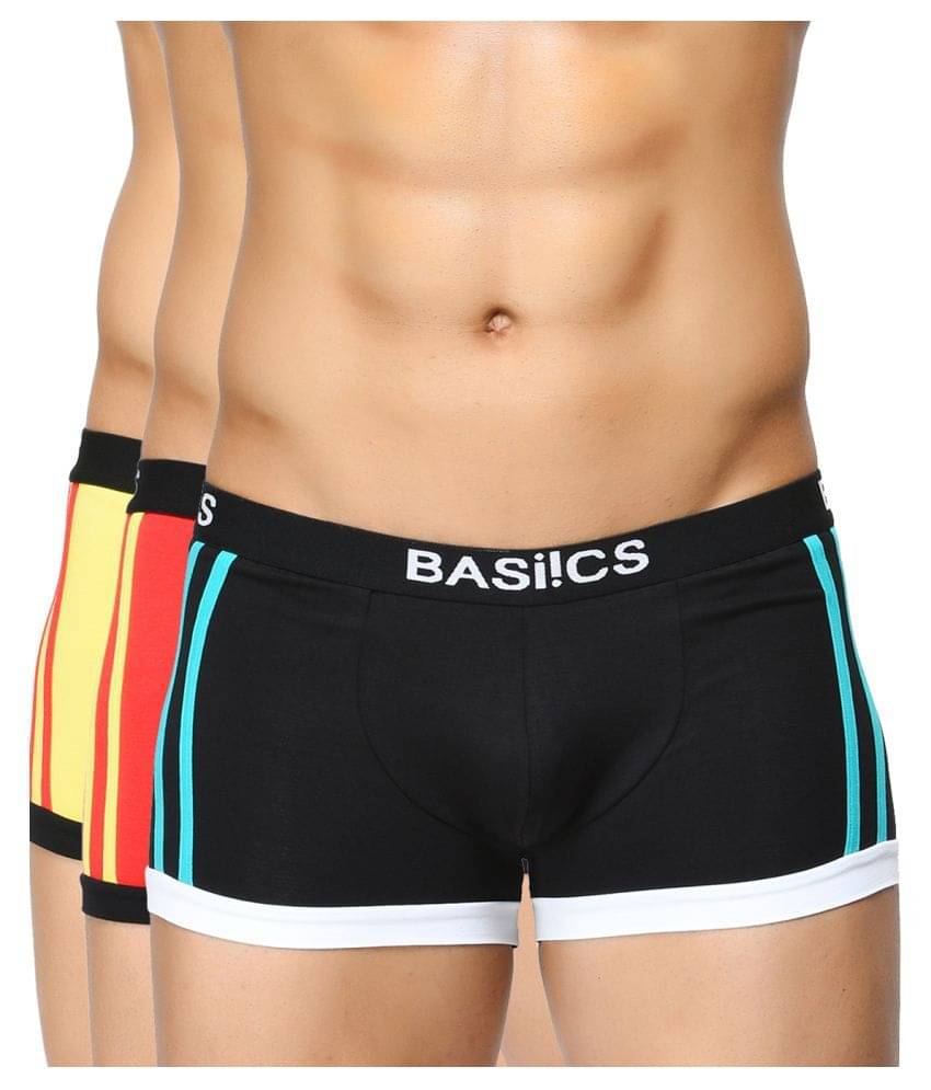 Basiics By La Intimo Multi Trunk Pack of 3 Basiics By La Intimo Multi Trunk Pack of 3