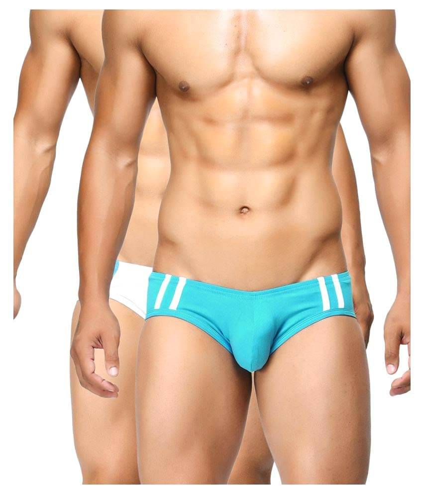     			BASIICS By La Intimo Pack of 2 Cotton Briefs For Men's ( Multi )