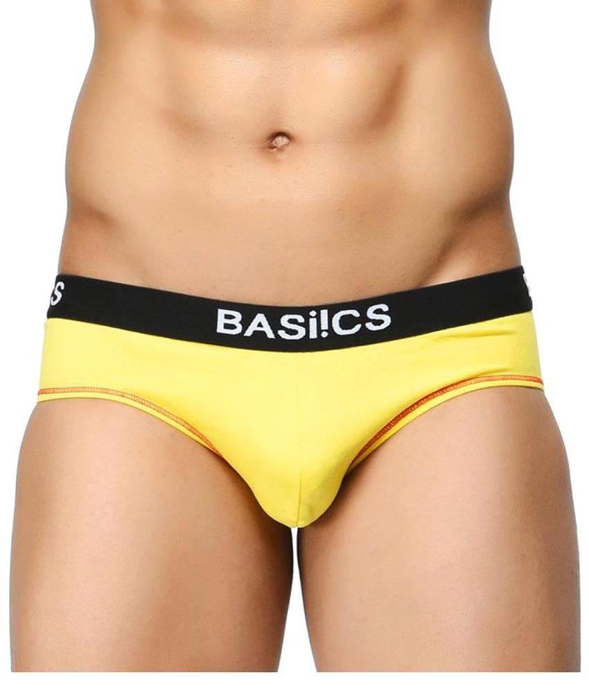 Basiics By La Intimo Yellow Brief Basiics By La Intimo Yellow Brief