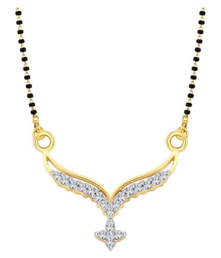     			Vighnaharta Glorious Gold and Rhodium Plated Mangalsutra
