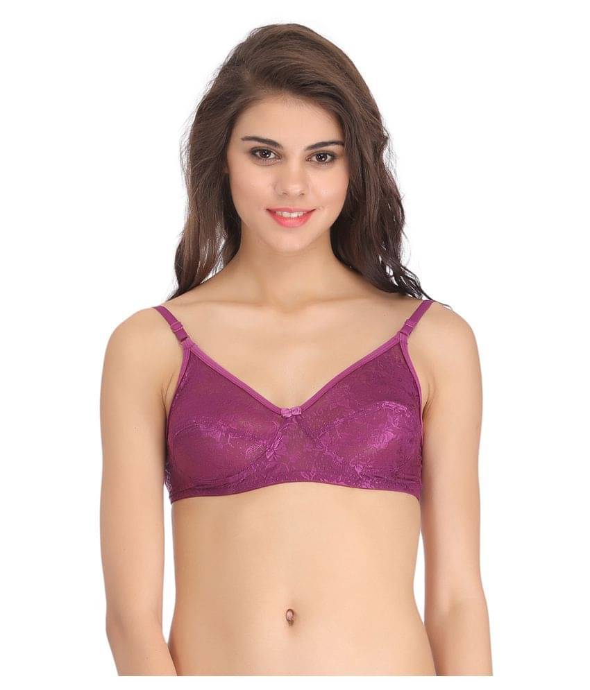 Clovia Nylon T-Shirt/ Seamless Bra     			Clovia Nylon T-Shirt/ Seamless Bra