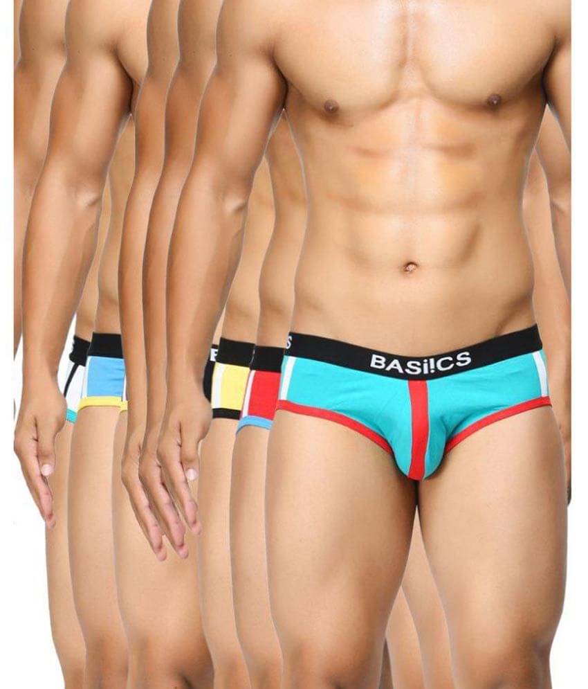 Basiics By La Intimo Multi Brief Pack of 6 Basiics By La Intimo Multi Brief Pack of 6