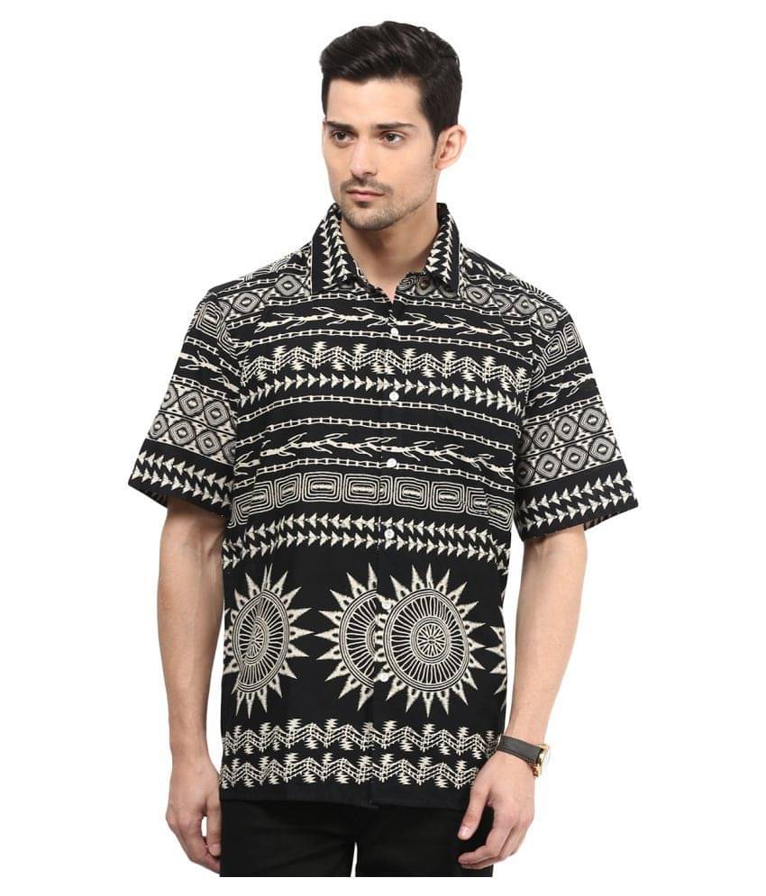 Vivid India Multi Partywear Regular Fit Shirt Vivid India Multi Partywear Regular Fit Shirt