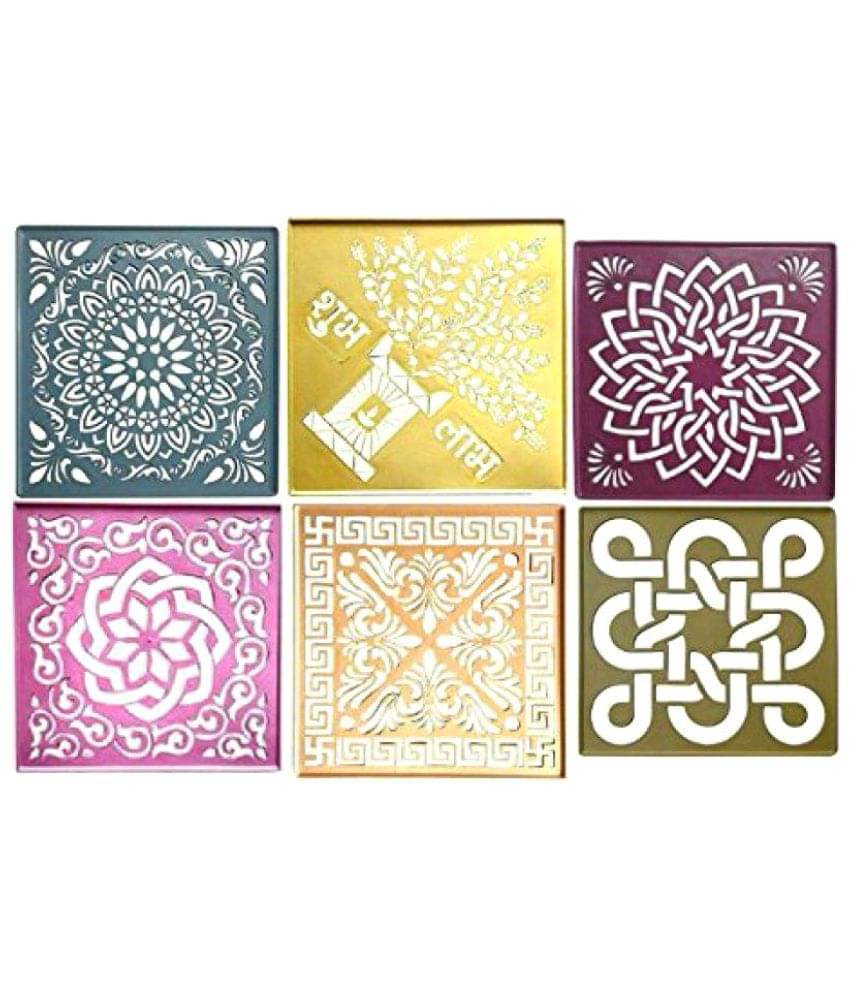 Vardhman Multicolour Powder Rangoli - Pack of 6 Vardhman Multicolour Powder Rangoli - Pack of 6