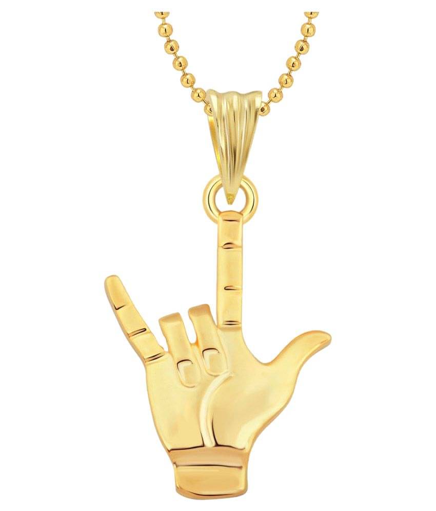 Vighnaharta Golden Pendant     			Vighnaharta Golden Pendant