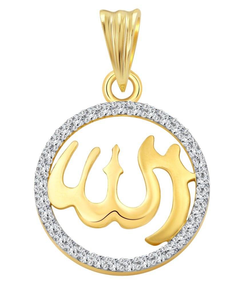 Vighnaharta Golden Alloy Pendant     			Vighnaharta Golden Alloy Pendant