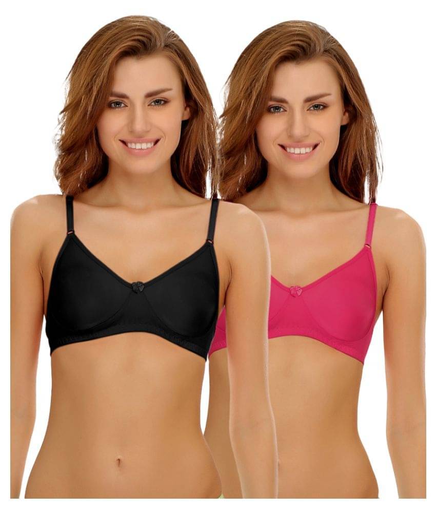 Clovia Poly Cotton T-Shirt/ Seamless Bra     			Clovia Poly Cotton T-Shirt/ Seamless Bra