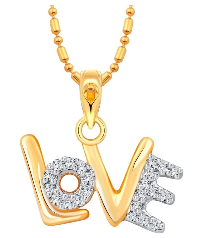 Vighnaharta Golden Pendant Set Vighnaharta Golden Pendant Set
