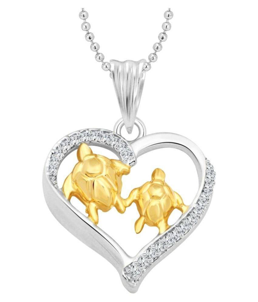 Vighnaharta Silver Rhodium Plated Pendant Vighnaharta Silver Rhodium Plated Pendant
