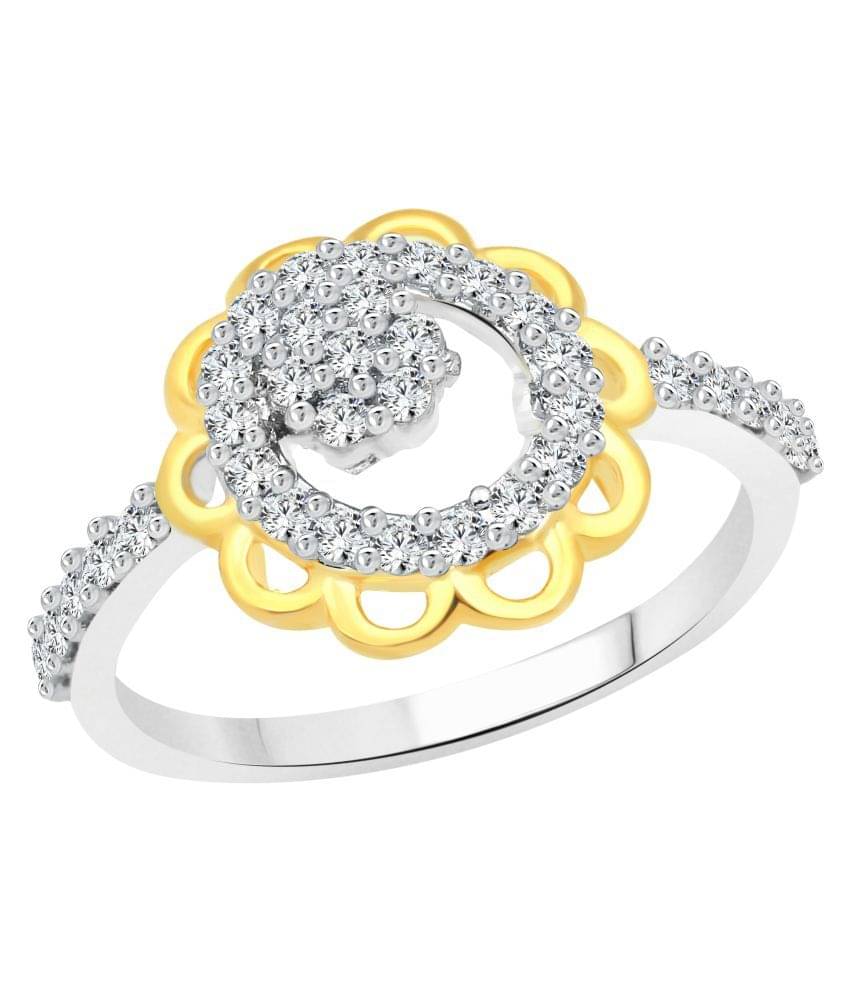     			Vighnaharta Rhodium Plated Ring for Women